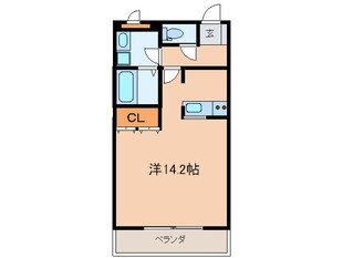 ミレニアムハイツ熊本の物件間取画像